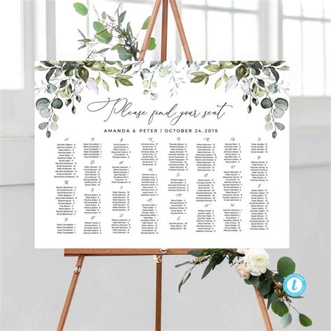 Check Details. . Etsy seating chart